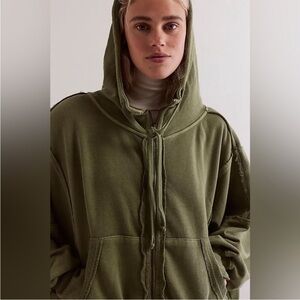 Free people Camden hoodie Norwegian woods color
